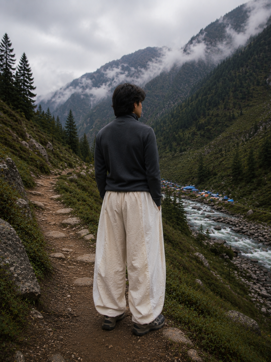 Ridge Pants White